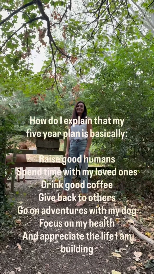 Focusing on what matters most ✨ What’s your plan?! ☺️ #lifegoals #healingjourney #5yearplan #whatmattersmost #goodlife