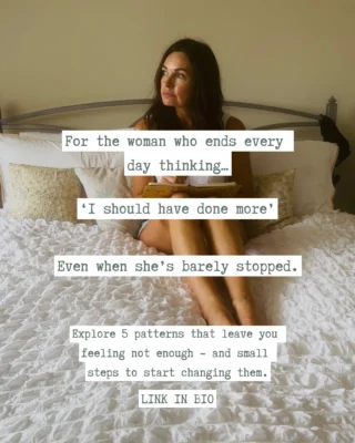 What if feeling good enough didn’t depend on how much you got done today?

Discover five self-worth patterns in my free guide for women who are tired of doing so much and still feeling they should do more.

When feeling good about ourselves becomes tied to how much we achieve or how useful we are, it can be very hard to ever feel enough.

I’m Ruth, a somatic trauma-informed coach and I created Why Don’t I Ever Feel Good Enough? to help you recognise these patterns and begin exploring a different response.

For each of the five patterns, the guide explains:

• What it can look like in everyday life.
• How it may have developed.
• One small thing to try.

You can choose one small step that feels relevant and start there. 

Click the link in the bio to get your free copy

#AnxietySupport #PeoplePleasing #SelfLove #healingpatterns #selfworth